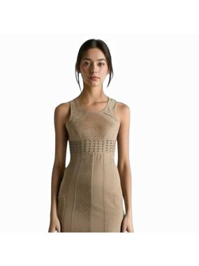 Whitney Eve Tan Bodycon Dress XS Small